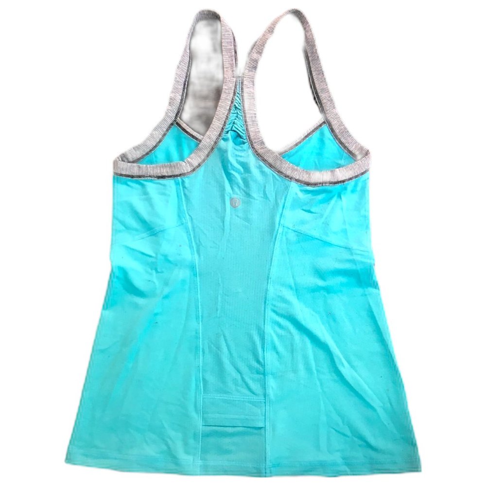 Lululemon Turquoise Tank Top, Small - Picture 2 of 3